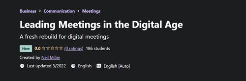 Leading Meetings in the Digital Age