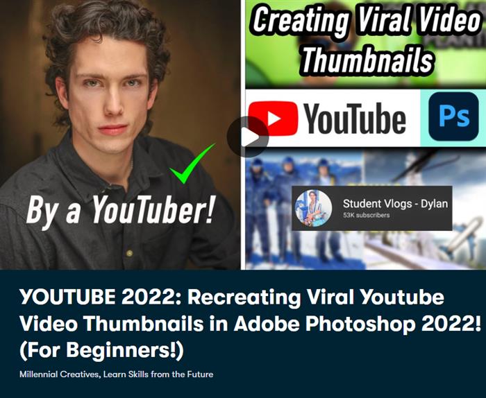 YOUTUBE 2022: Recreating Viral Youtube Video Thumbnails in Adobe Photoshop 2022! (For Beginners!)