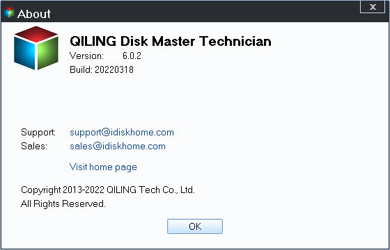 QILING Disk Master Professional / Server / Technician 6.0.2