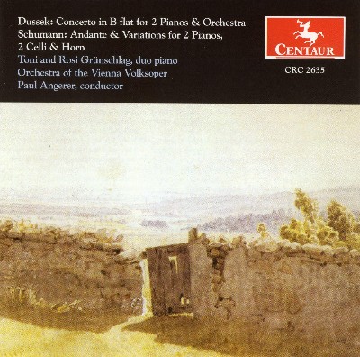 Robert Schumann - Dussek, J L   Concerto for 2 Pianos in B Flat Major   Schumann, R   Andante and...