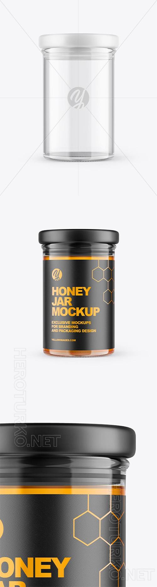 Glass Honey Jar Mockup 91695 