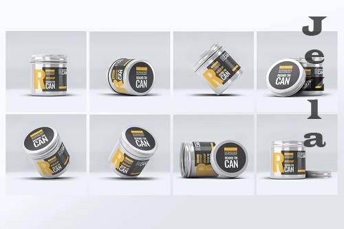 Round Tin Can Mock-Up