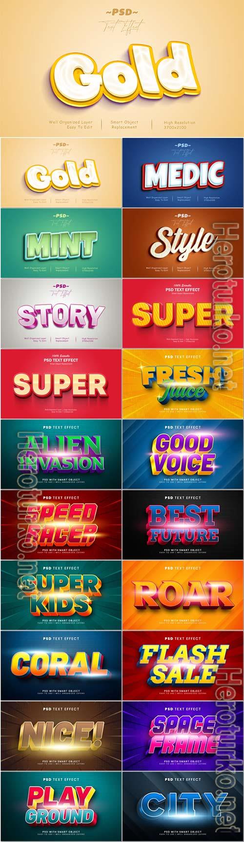 Psd text effect set vol 397