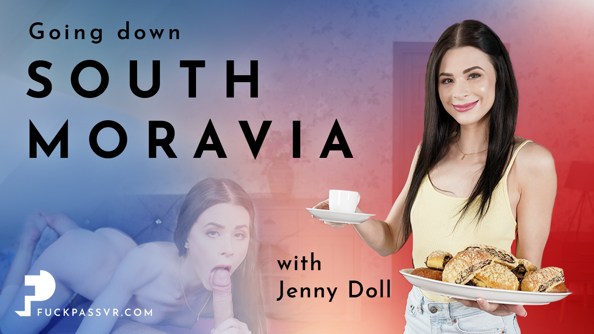 [FuckPassVR] Jenny Doll (Going Down South (Moravia) With Jenny Doll) [2021 г., Blow job, Brunette, Cowgirl, Reverse cowgirl, Cumshots, Long hair, Doggy style, Hardcore, Shaved pussy, Missionary, Small tits, Czech, 3D, 8K, 180°, 60 FPS, SideBySide, 3840p] 