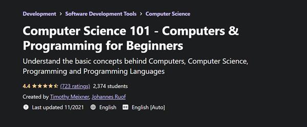Computer Science 101 - Computers & Programming for Beginners