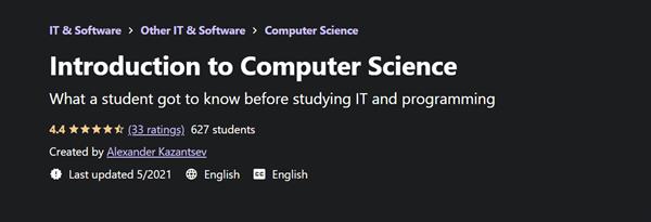 Udemy – Introduction to Computer Science
