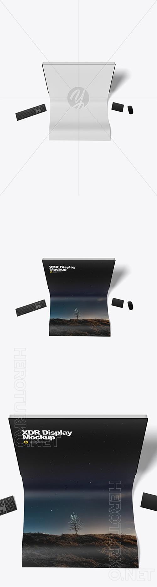 XDR Display with Cloth Screen Mockup 76817 