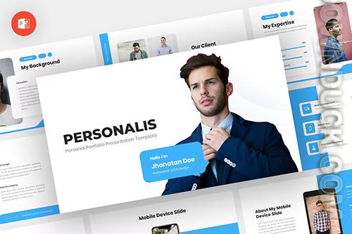 Personalis - Portfolio Powerpoint, Keynote and Google Slides Template