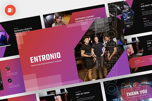 Entronio - Esport Game Powerpoint, Keynote and Google Slides Template