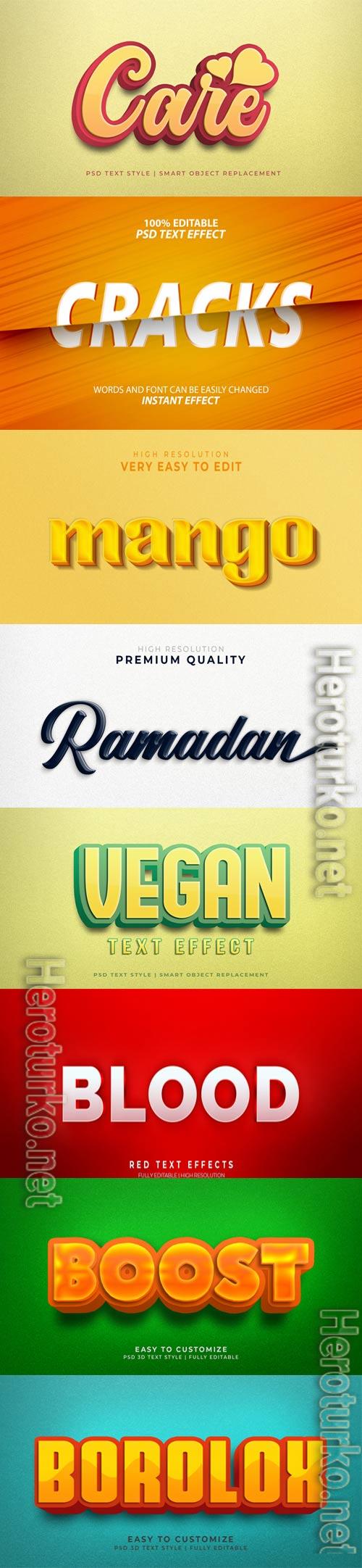Psd text effect set vol 400