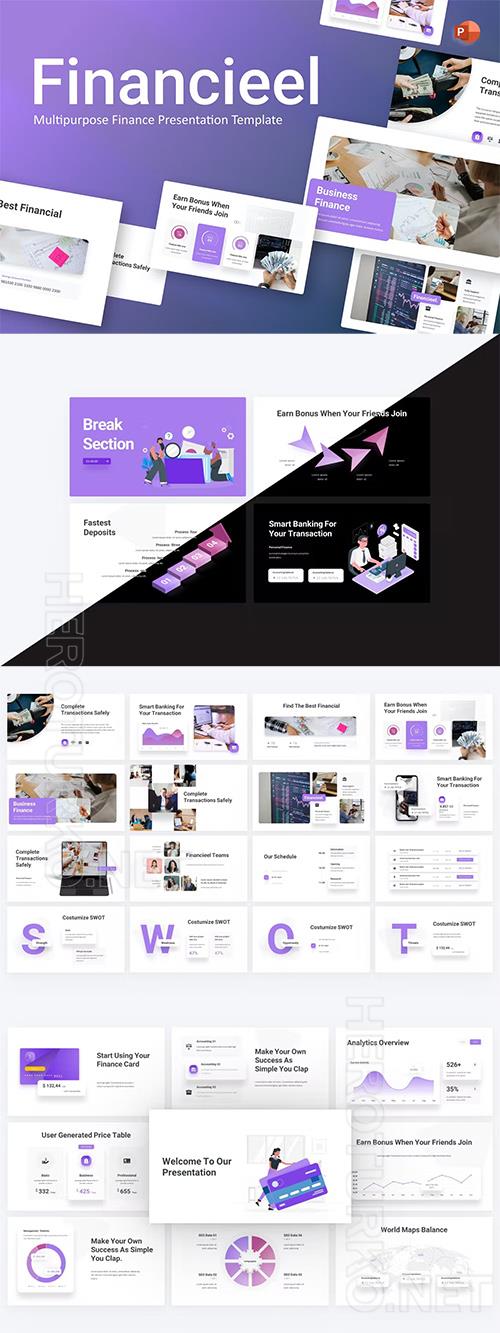 Financieel Business PowerPoint Template 