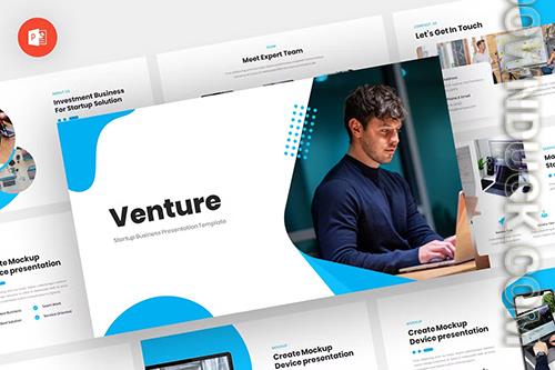 Venture - Startup Business Powerpoint, Keynote and Google Slides Template