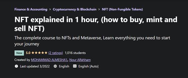 NFT explained in 1 hour, (how to buy, mint and sell NFT)