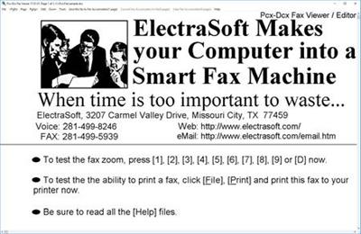 ElectraSoft Pcx-Dcx Fax Viewer 22.03.01