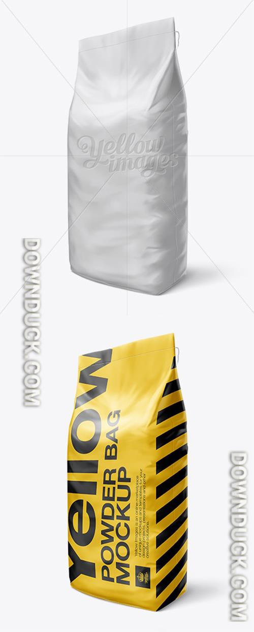 25kg Powder Sack Mockup / Half Side View 11067 