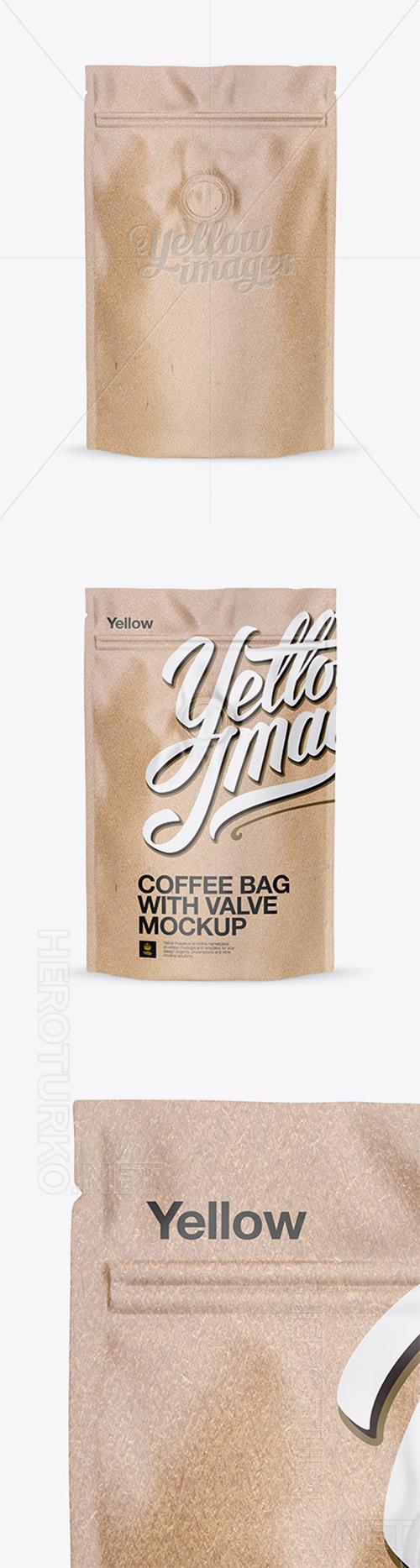 Kraft Stand-Up Pouch Mockup 16831 