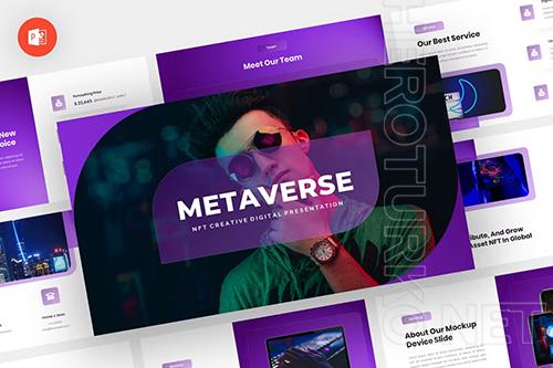 Metaverse - NFT Powerpoint, Keynote and Google Slides Template