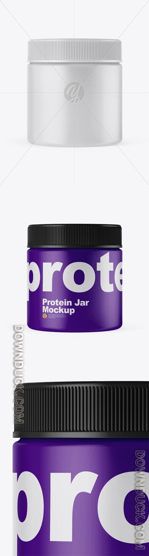 Matte Protein Jar Mockup 41539 Matte Protein Jar Mockup 41539