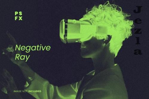 Negative Ray Photo Effect Psd