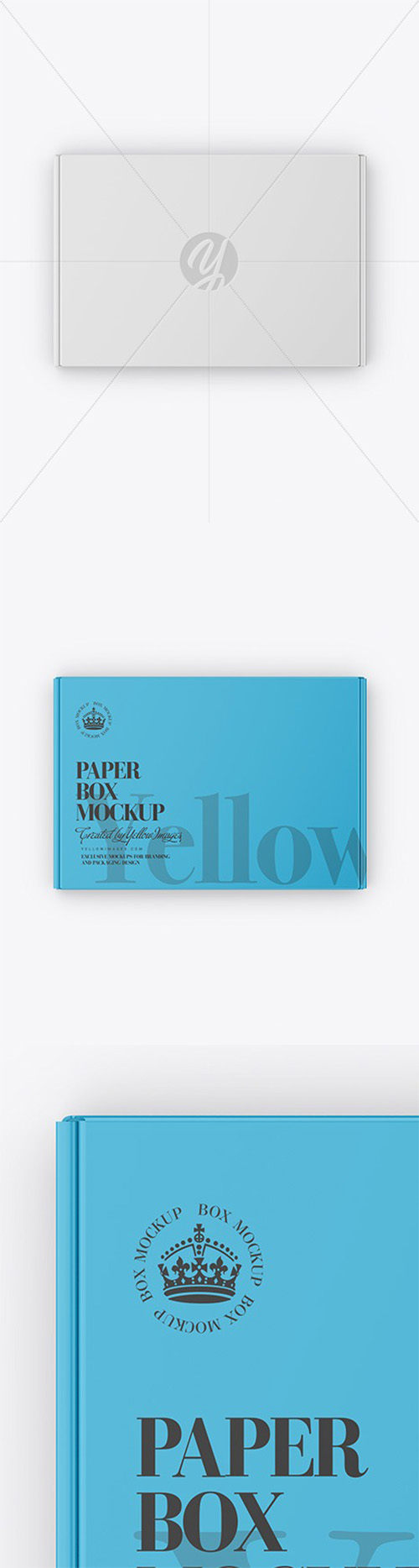 Paper Box Mockup 53206