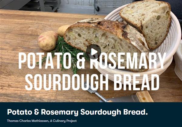 Potato & Rosemary Sourdough Bread