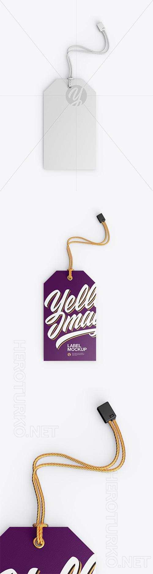 Paper Label With Rope Mockup 43779 