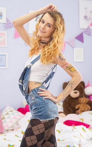  Adelle Unicorn - Teen With Small Tits And Hairy Pussy