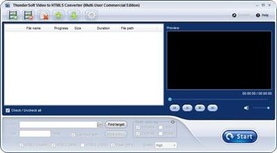 ThunderSoft Video to HTML5 Converter 3.9.0