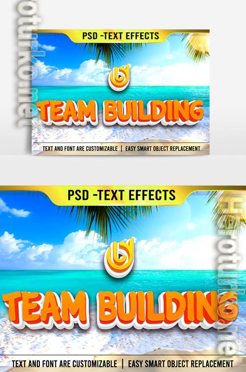 Psd Team Effects Building Text 3D Fixed Psd Team Effects Building Text 3D Fixed