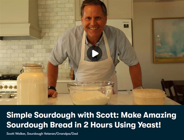 Simple Sourdough with Scott Make Amazing Sourdough Bread in 2 Hours Using Yeast!