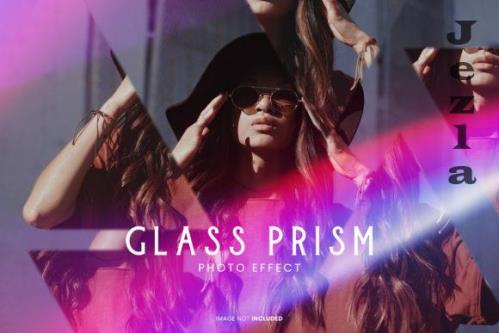 Glass Prism Photo Effect Glass Prism Photo Effect