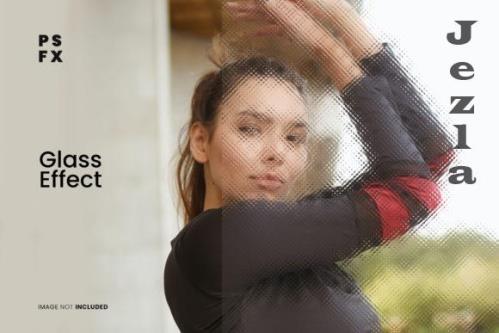 Glass Effect PSD Photo Effect