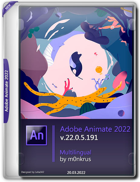 Adobe Animate 2022 v.22.0.5.191 Multilingual by m0nkrus (2022)