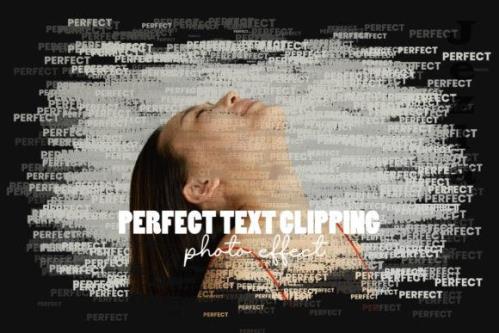 Perfect Text Clipping Photo Effect