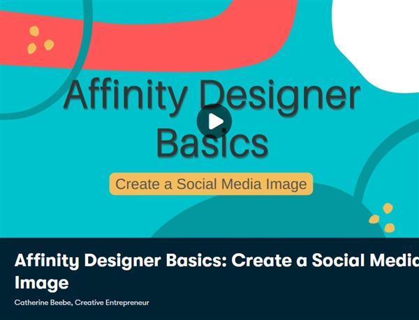 Affinity Designer Basics - Create a Social Media Image