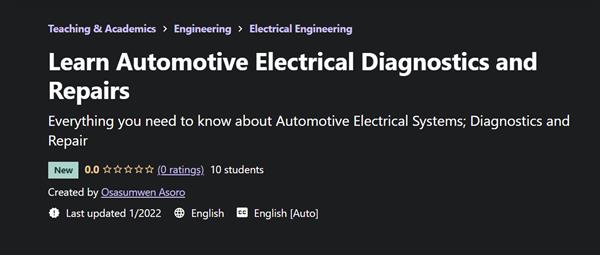 Learn Automotive Electrical Diagnostics and Repairs