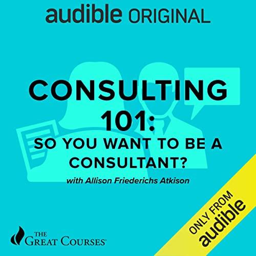 Consulting 101 So You Want to Be a Consultant [Audiobook]