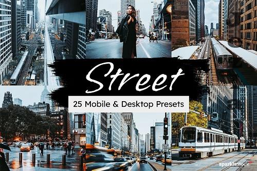 25 Street Lightroom Presets LUTs - 7082311
