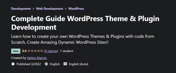 Complete Guide WordPress Theme & Plugin Development