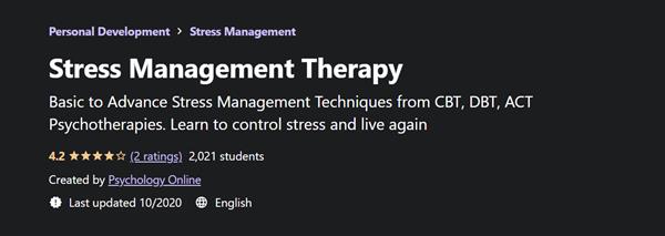 Udemy - Stress Management Therapy