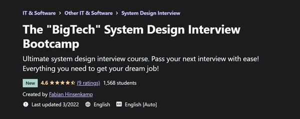 The BigTech System Design Interview Bootcamp