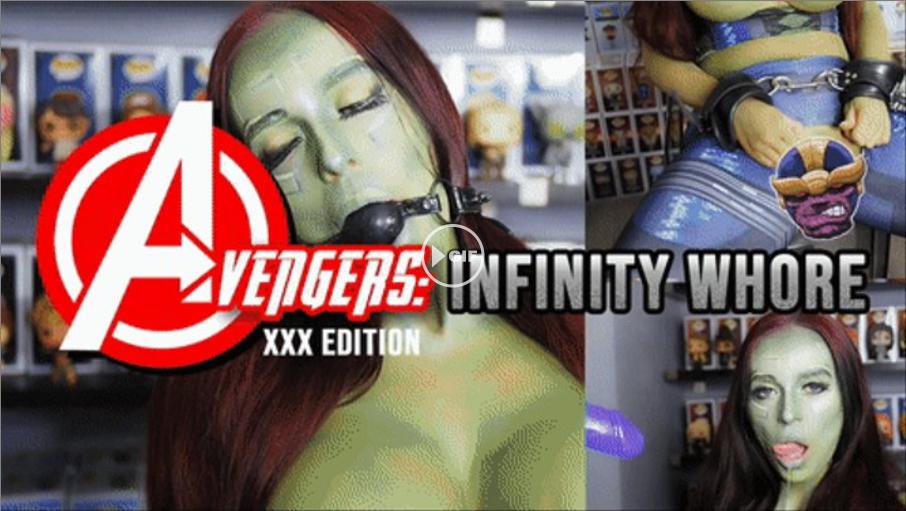 [Clips4Sale.com] KimberleyJx - Avengers: Infinity Whore [2018 г., Cosplay, Dildo, Dildo Sucking, Bondage, Roleplay, Big tits, Solo, 1080p, HDRip]