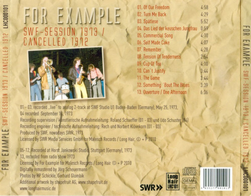 For Example - Cancelled / SWF-Session (1972-73) (2010) Lossless