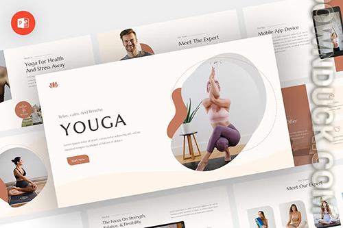 Youga - Yoga Powerpoint, Keynote and Google Slides Template