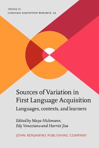 Sources of Variation in First Language Acquisition Languages, contexts, and learners