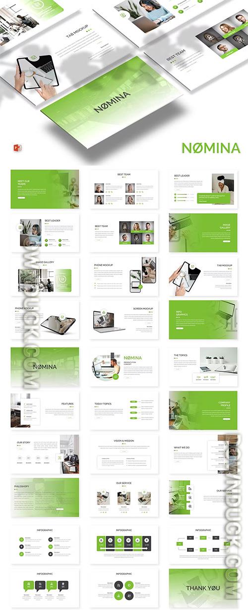 Nomina - Business Powerpoint, Keynote and Google Slides Template 