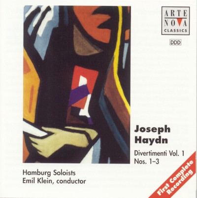 Joseph Haydn - Haydn  Divertimenti Vol  1