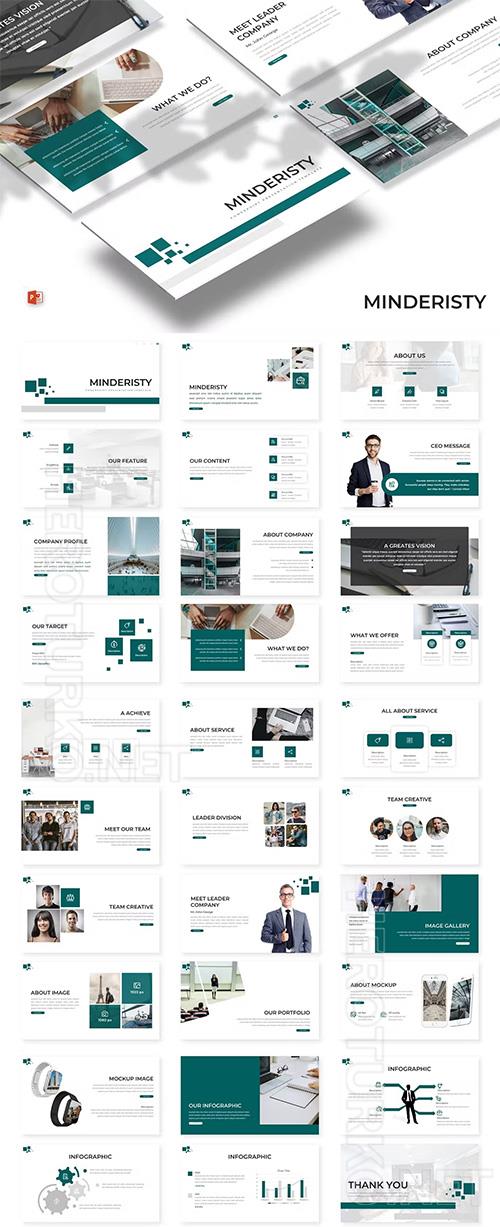 Minderisty - Business Powerpoint, Keynote and Google Slides Template 