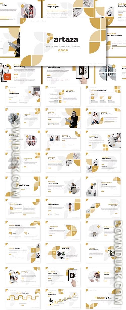 Partaza - Business Powerpoint, Keynote and Google Slides Template