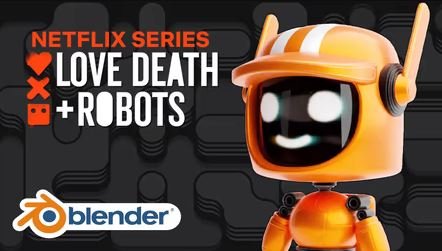 Modeling Robot Character from Netflix Show with Blender 3D